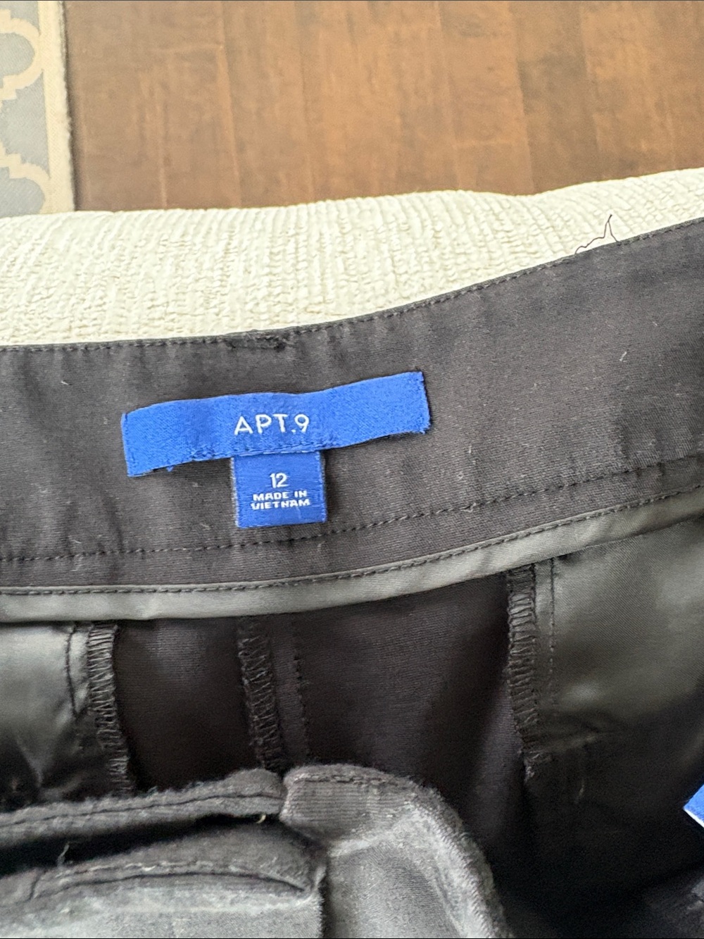 Apt. 9 Black Straight-Leg Women's Pants - Picture 3 of 6